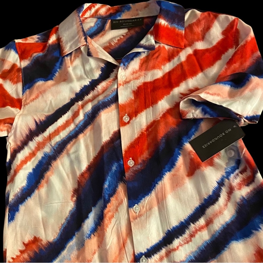 Rainbow 🌈 No Boundaries Casual Shirt.